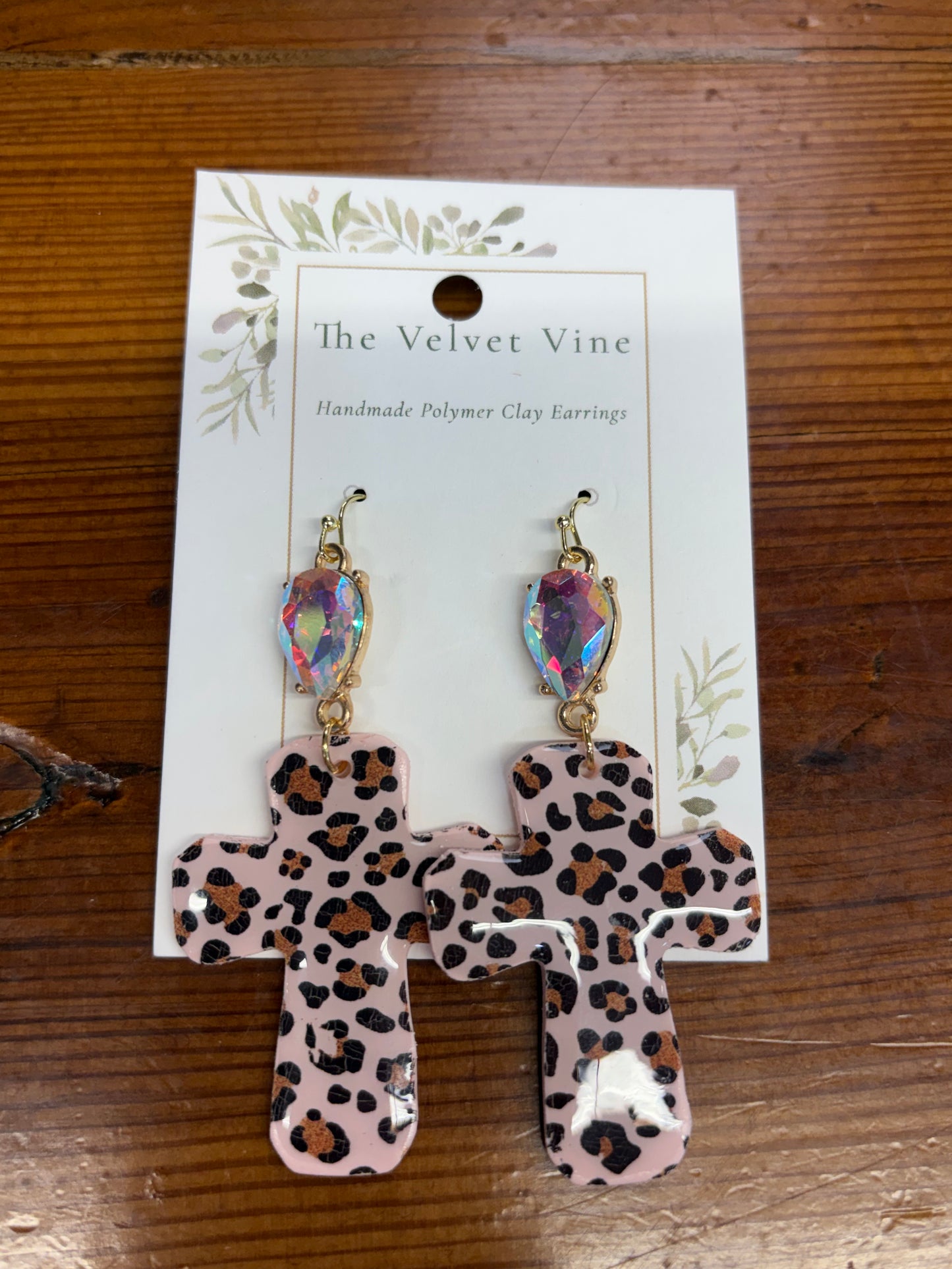 Wild Grace Cross Earrings