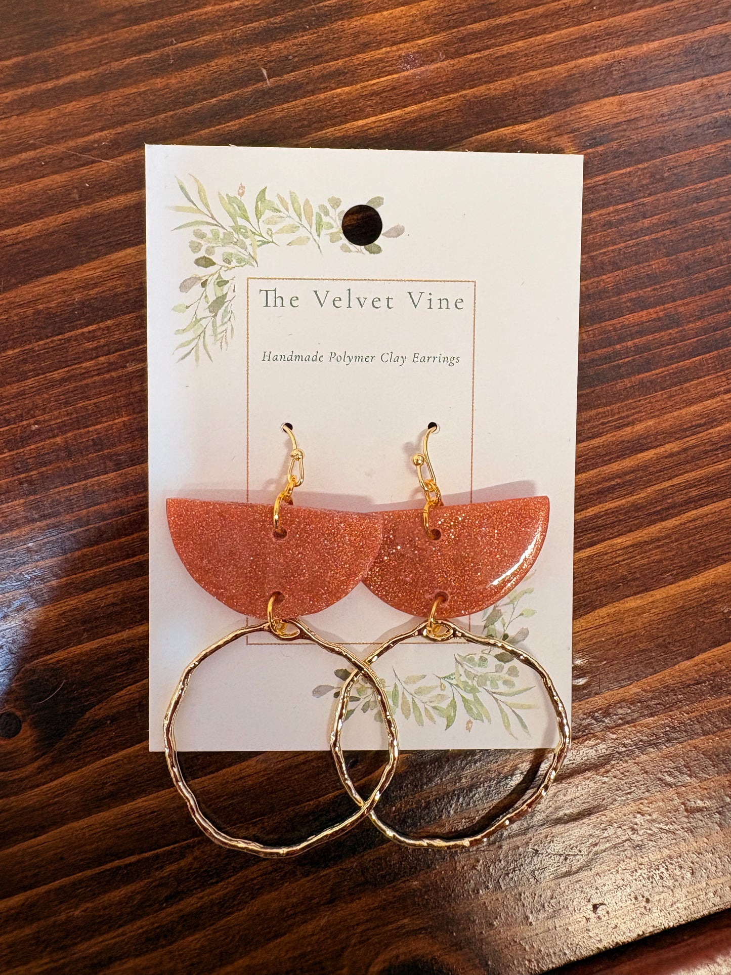 Rose Shimmer Earrings