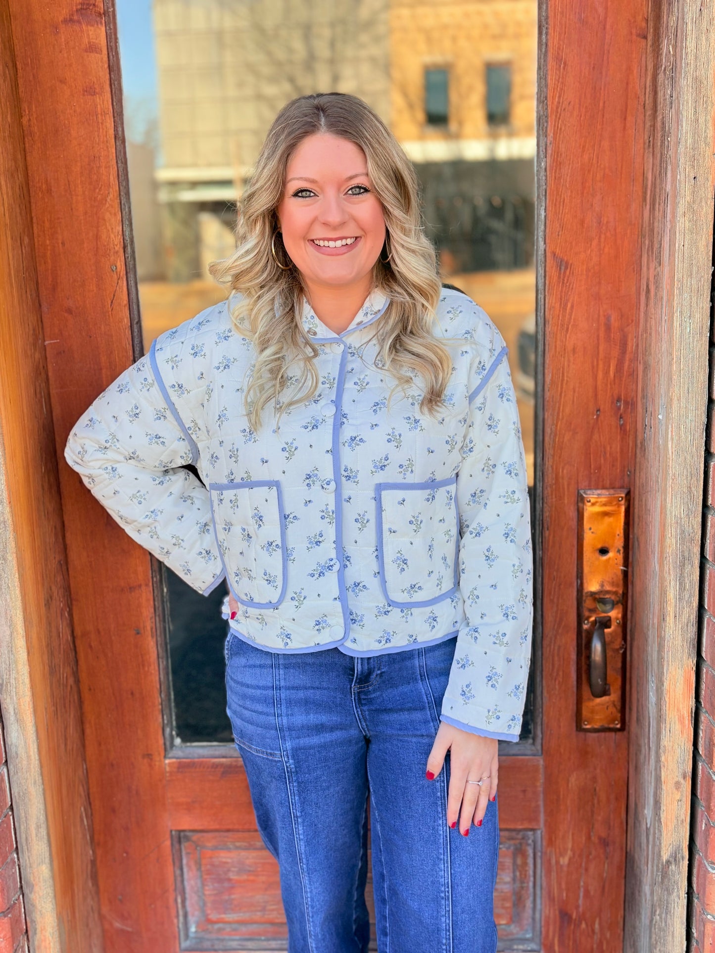 Subtle Floral Jacket