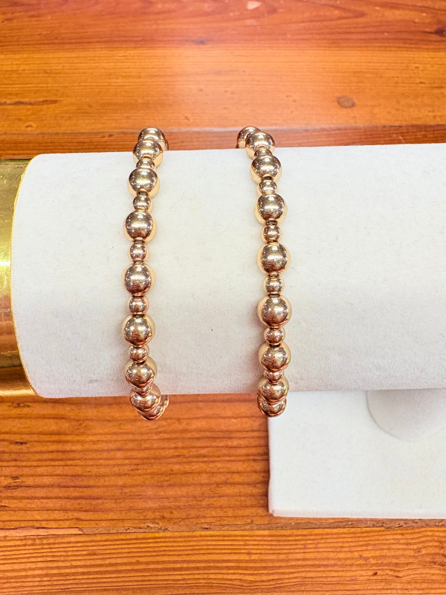 Dena Gold Beaded Bracelet