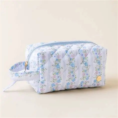 Essentials Quilted Cosmetic Bag