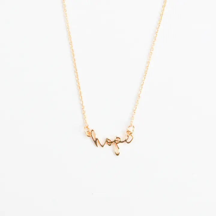 Gold Hope Necklace