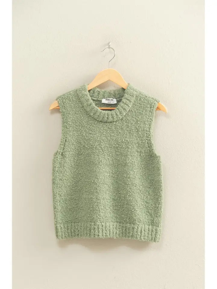 Sage Green Crew Neck Sweater