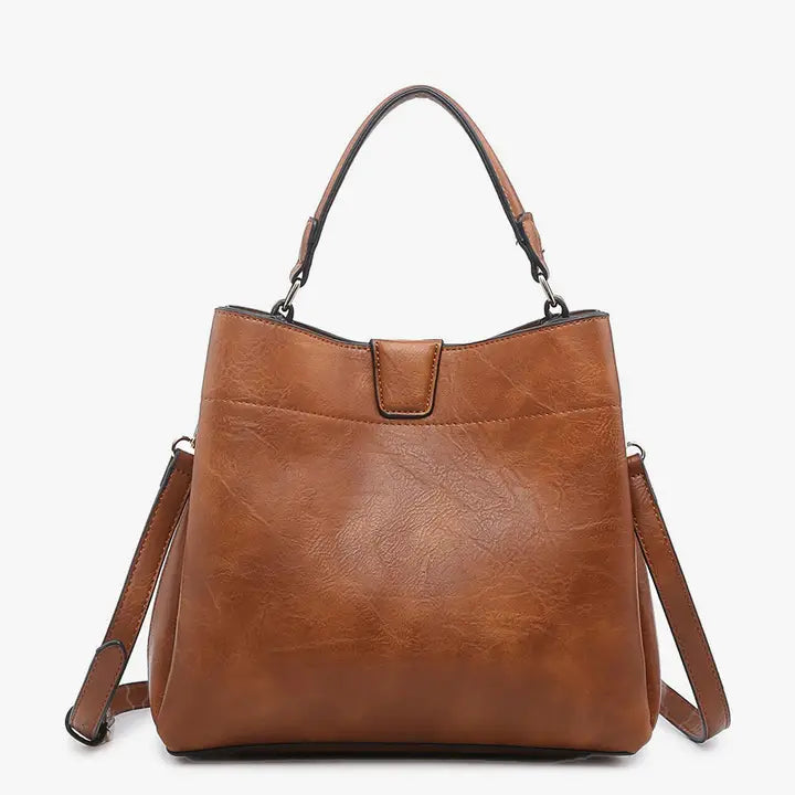 Brown Tati Monogrammable Satchel