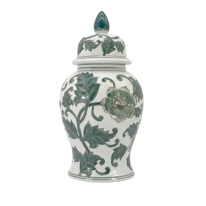 Classic Urn Shape Chinoiserie Ginger Jar