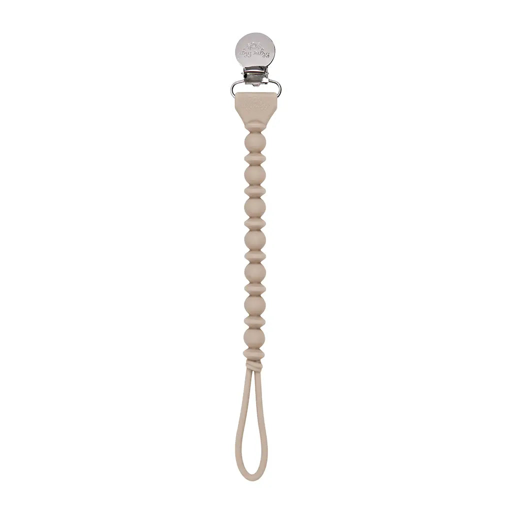 Toast Silicone One-Piece Pacifier Clip