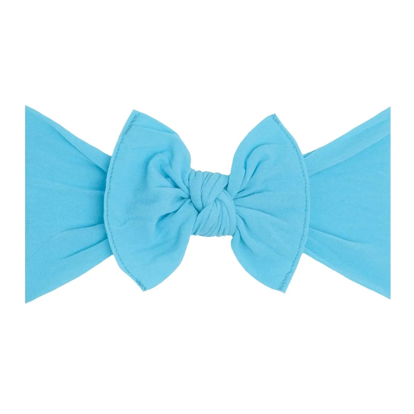 Neon Blue Knot Headband
