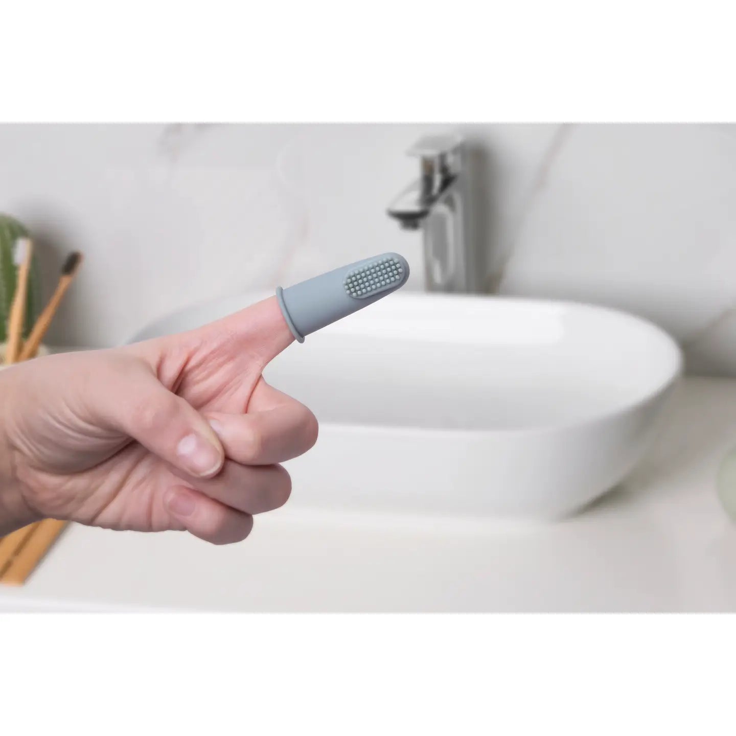 Silicone Finger Toothbrushes, 3 pack