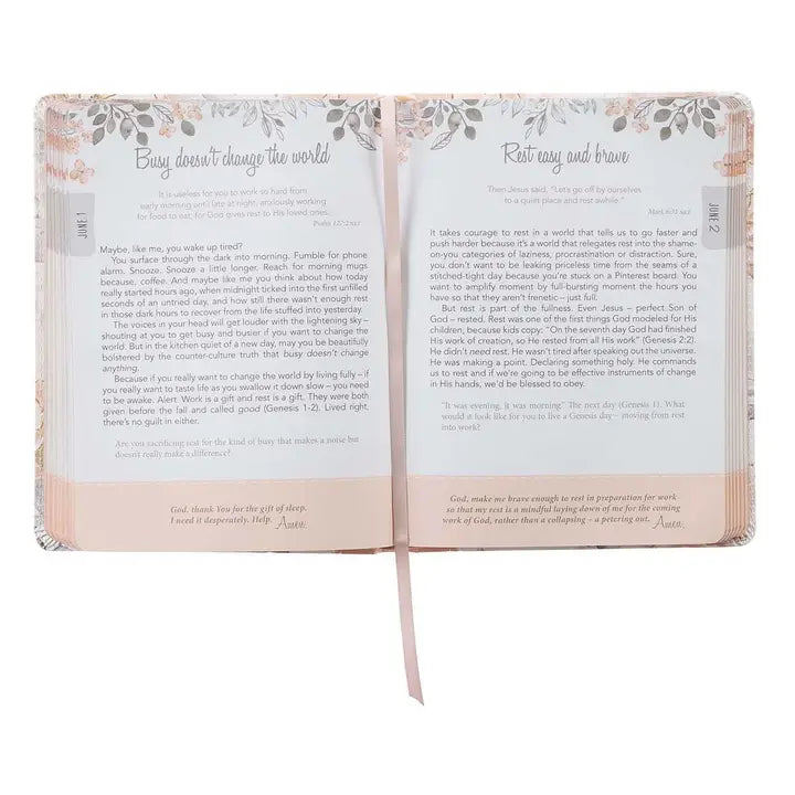 Devotional Walking in Grace Faux Leather