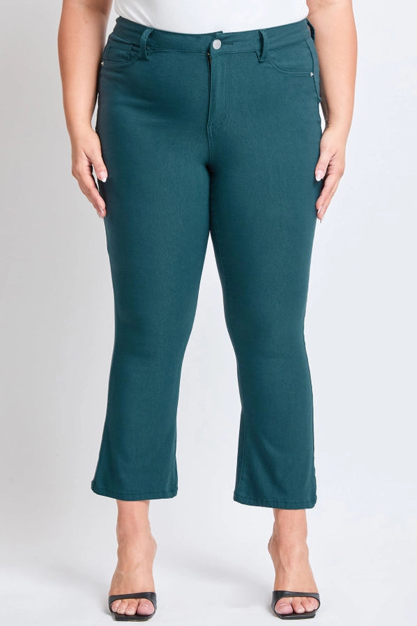 Plus Blstl Hyperstretch Cropped Kick Flare Pants