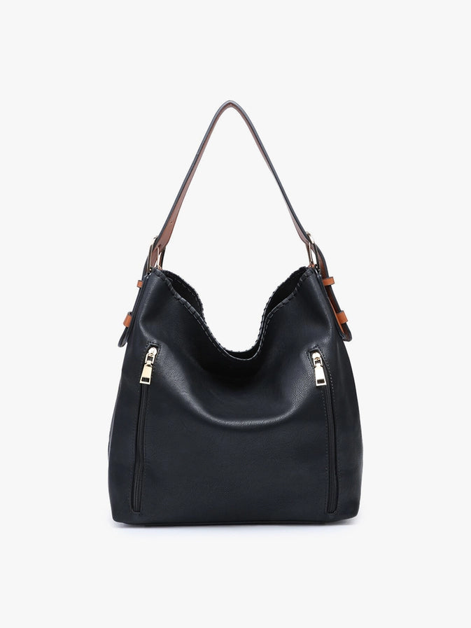 Black Alexa 2 -in- 1 Hobo Bag