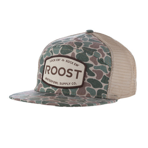 Roost Camo 7 Panel Woven Logo Patch