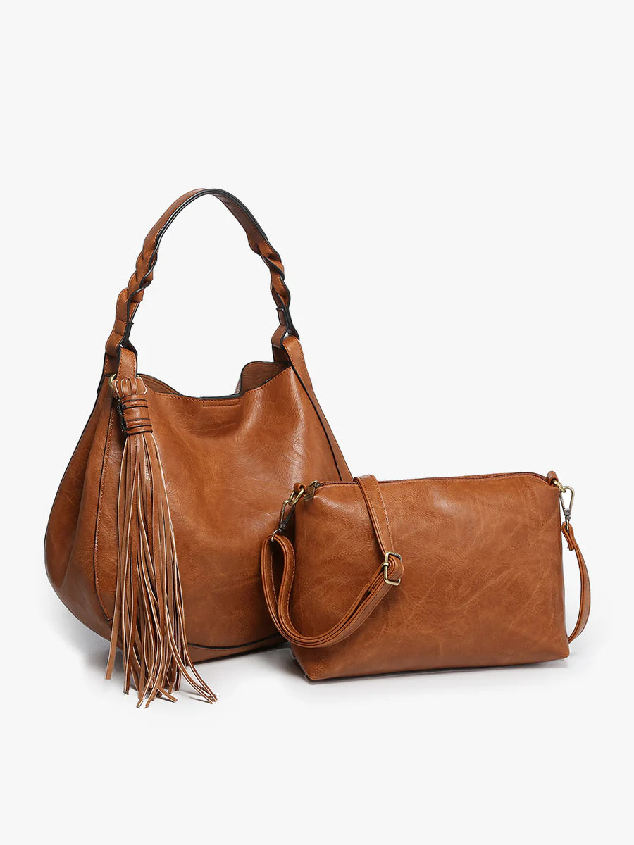 Eloise Large Tassel Hobo