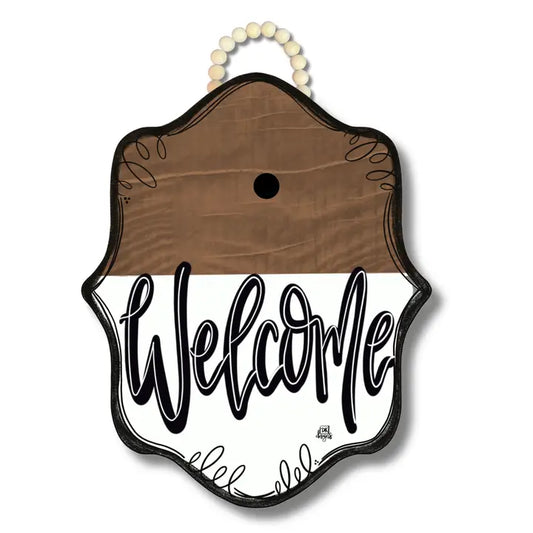 Stain Bloom "Welcome" Hanger