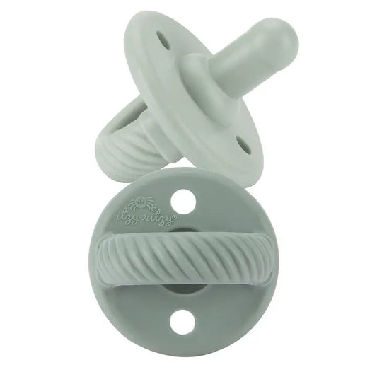 Sweetie Soother Pacifier Set - Agave + Succulent Cables