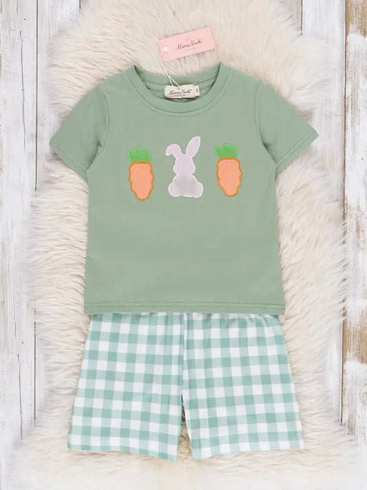 Gingham Carrot Patch Outfit