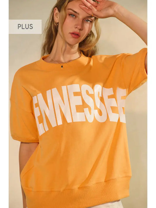 Orange Tennessee Top