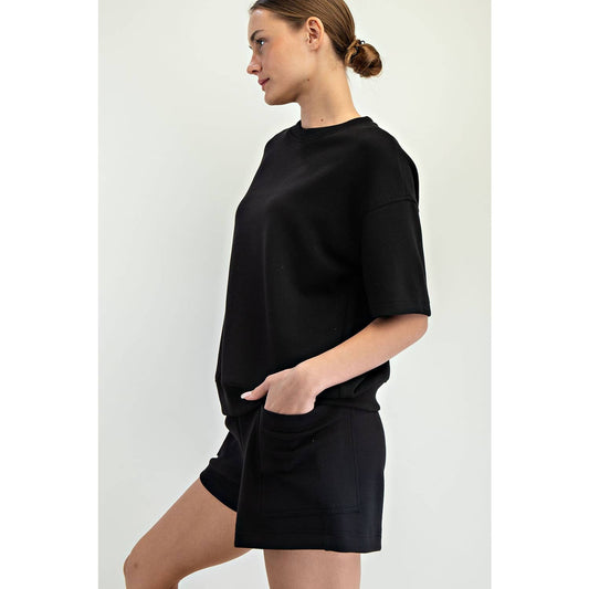 Modal Scuba Top - Black