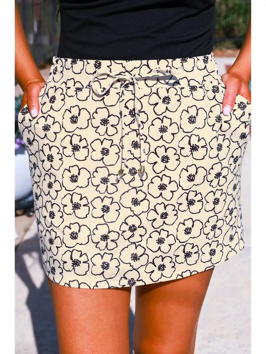 So Natural Floral Skort