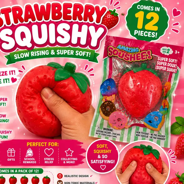 Jumbo Strawberry Squishy