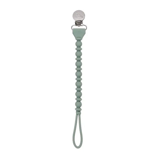 Succulent Beaded Silicone One-Piece Pacifier Clip