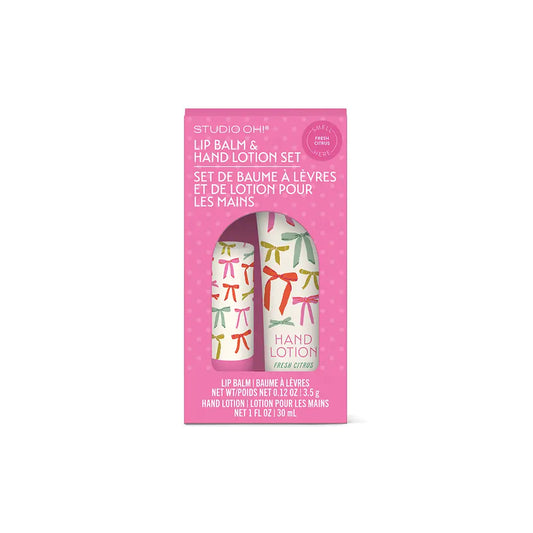 Put a Bow On It Lip Balm & Hand Lotion Set