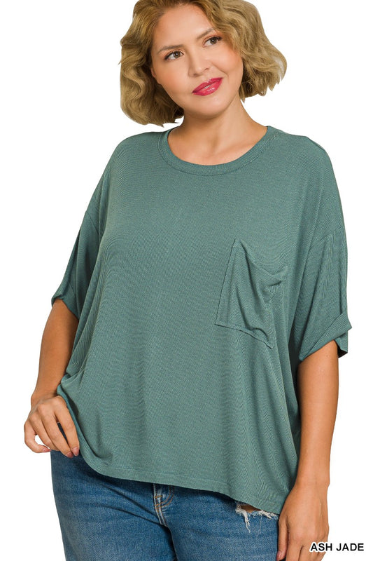 Plus Ash Jade Top