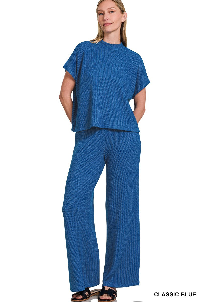 Classic Blue Top & Pants Set