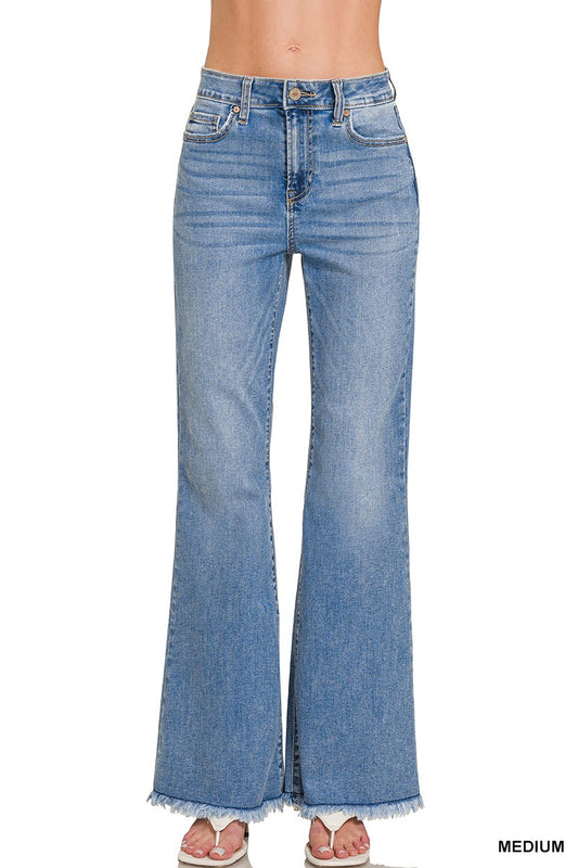 Zenana High Rise Bell Bottom Jeans
