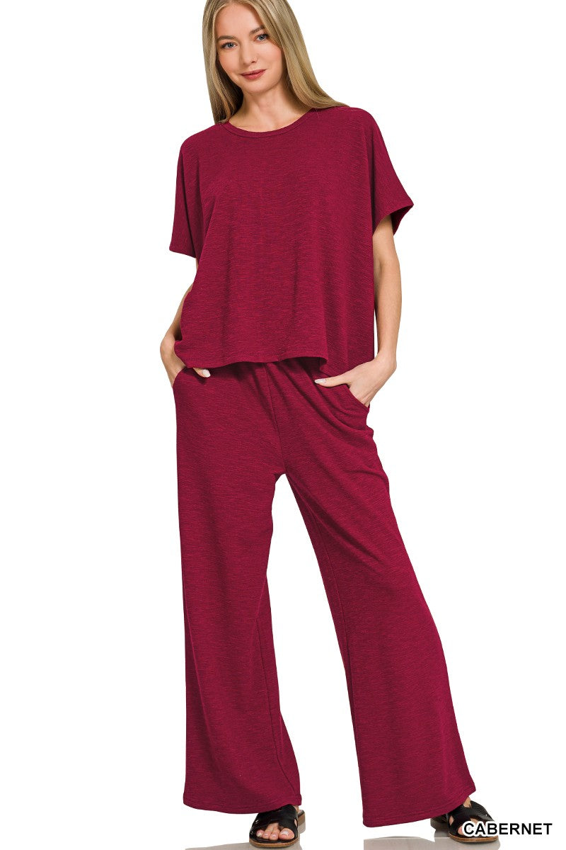 Cabernet Cotton Slub Set