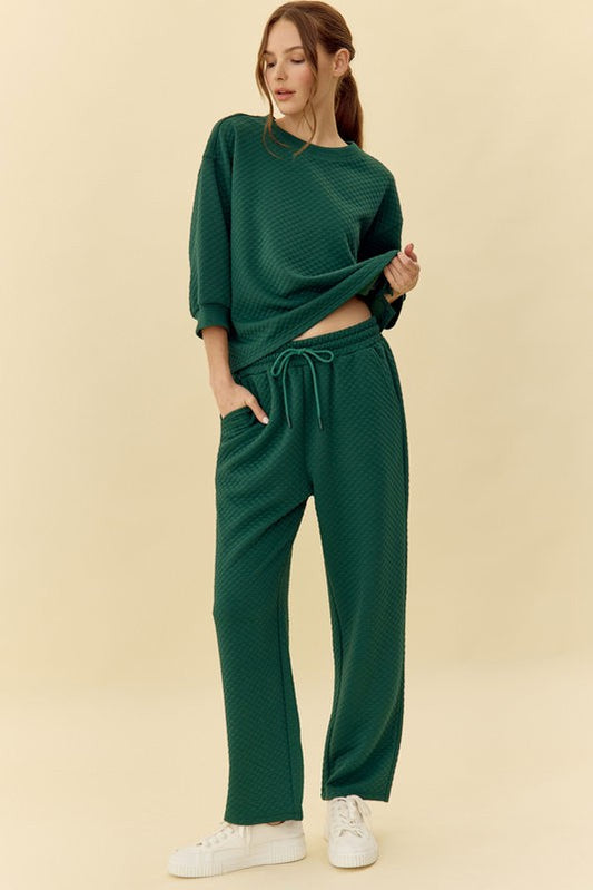 Hunter Green 2 Piece Set