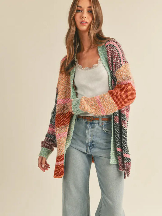 Colorblock Cardigan