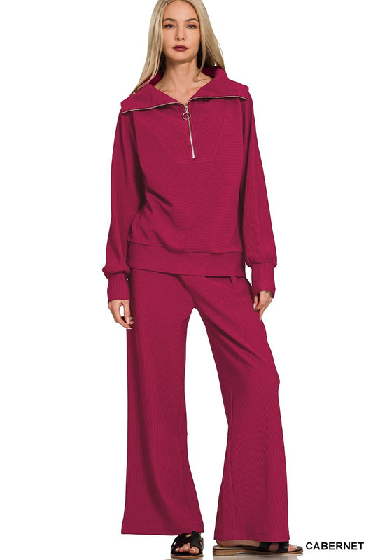 Cabernet Two-Piece Scuba Set