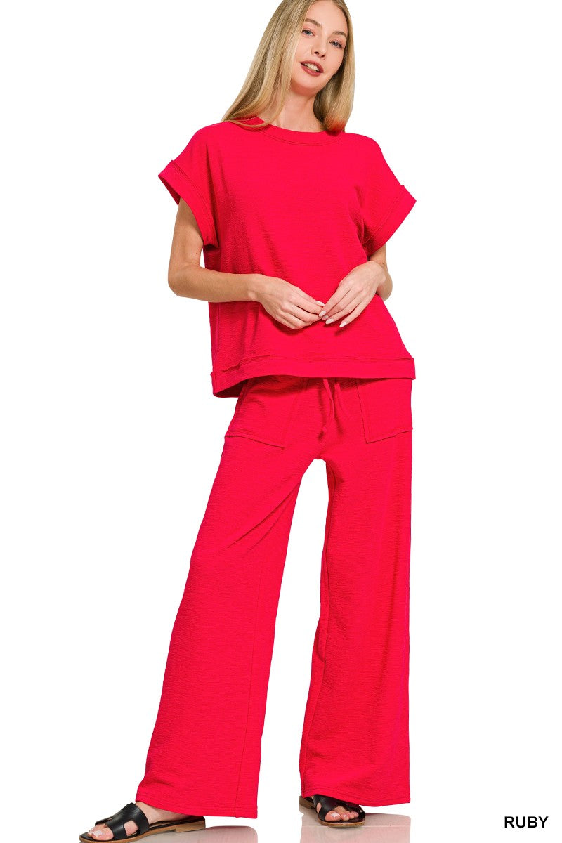 Ruby Cotton Slub Set
