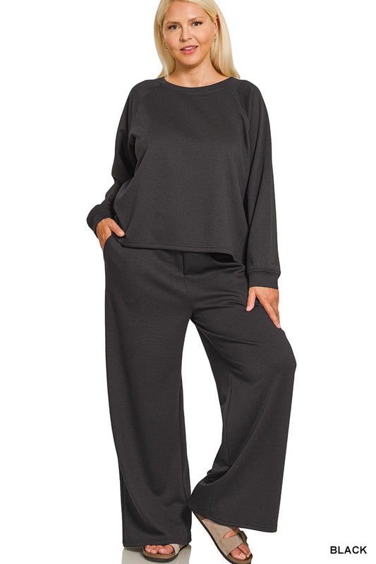 Plus Black 2-Piece Set