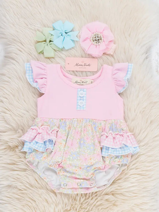 Sweet Meadow Ruffle Romper