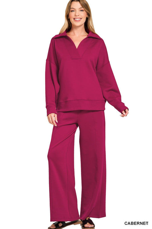 Cabernet 2-Piece Pants Set