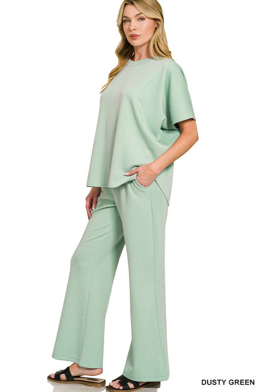 Dusty Green Scuba Set