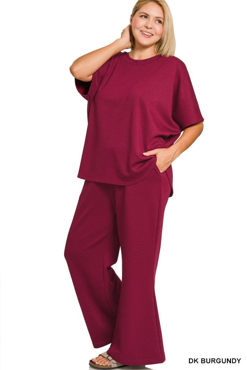 Plus Burgundy Scuba Set