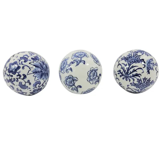 Ceramic Chinoiserie Vase Filler Balls