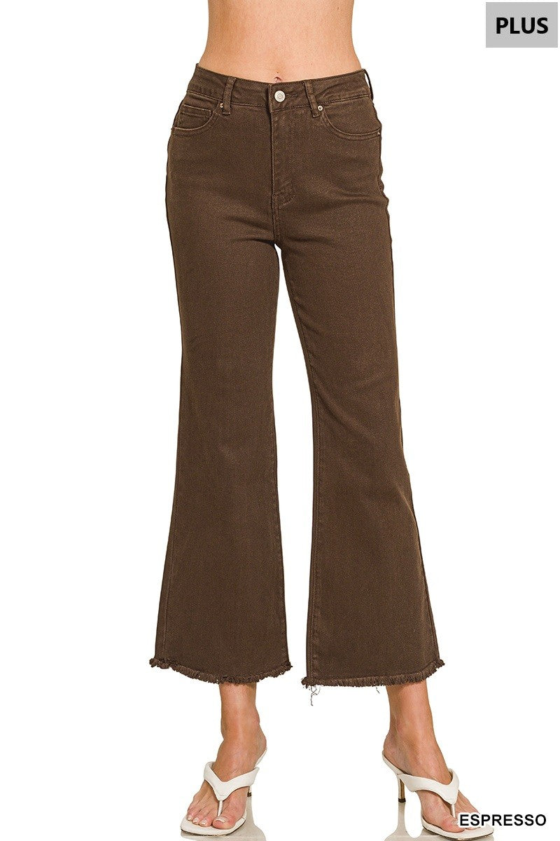 Plus Espresso Acid Wash Jeans