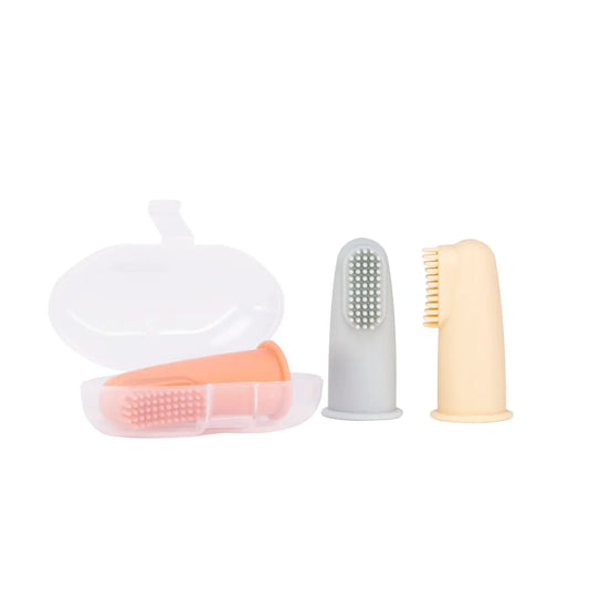 Silicone Finger Toothbrushes, 3 pack
