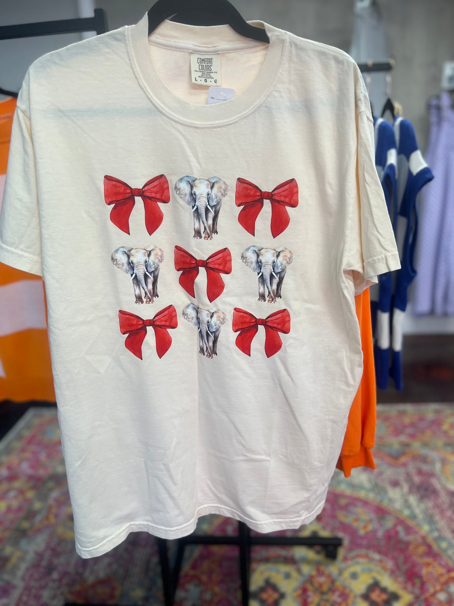 Elephant and Bows Tee