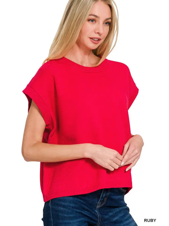 Ruby Viscose Sweater Vest