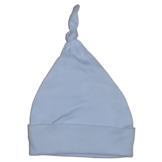 Blue Knotted Baby Cap