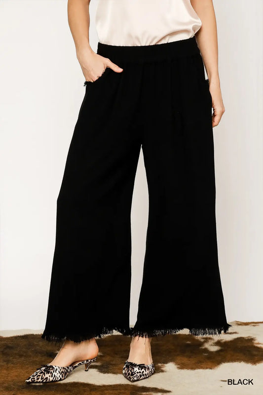 Black Linen Pants