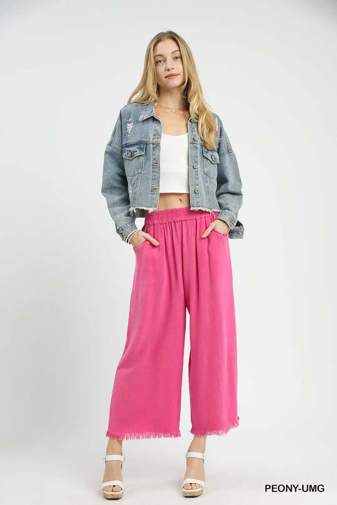 Peony Linen Pants