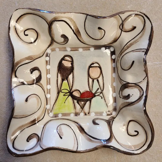 Condiment Bowl (Swirl Nativity)