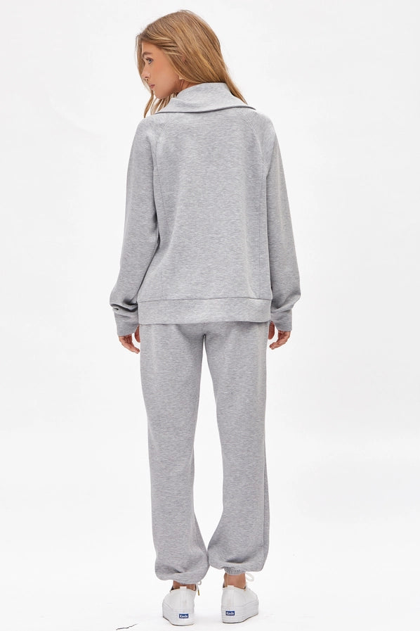 Heather Gray Jogger Set