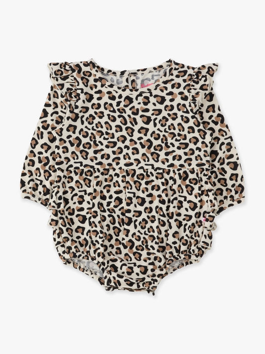 Girls Classic Leopard Knit Bubble
